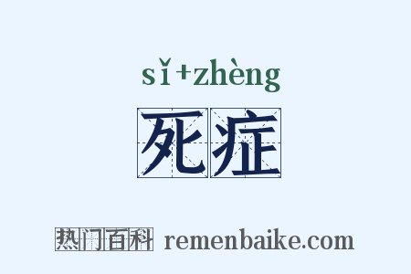死症是什么意思的图片
